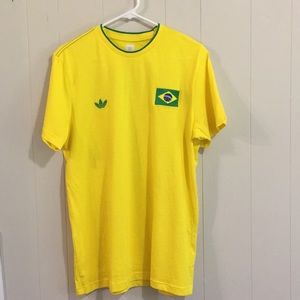 Adidas Brazil Soccer Tee Men’s L